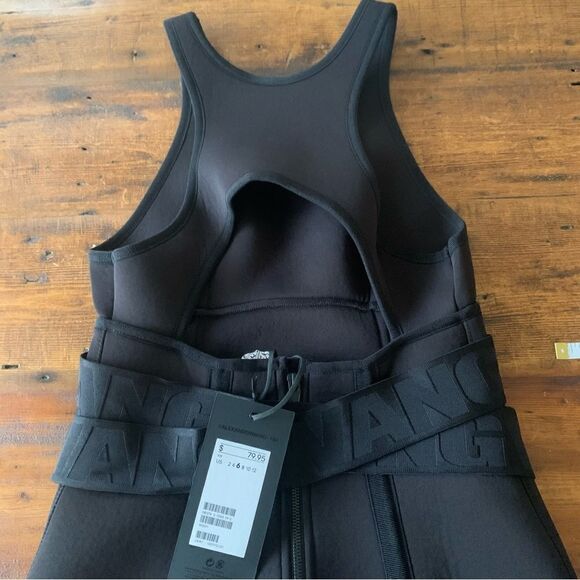 Alexander Wang H&M Black Neoprene Scuba Dress Sz 6 - Picture 7 of 13